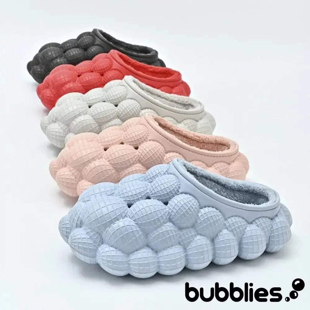 Bubblies™ Bubble Shoes with Fur - Blue 0 Bubblies
