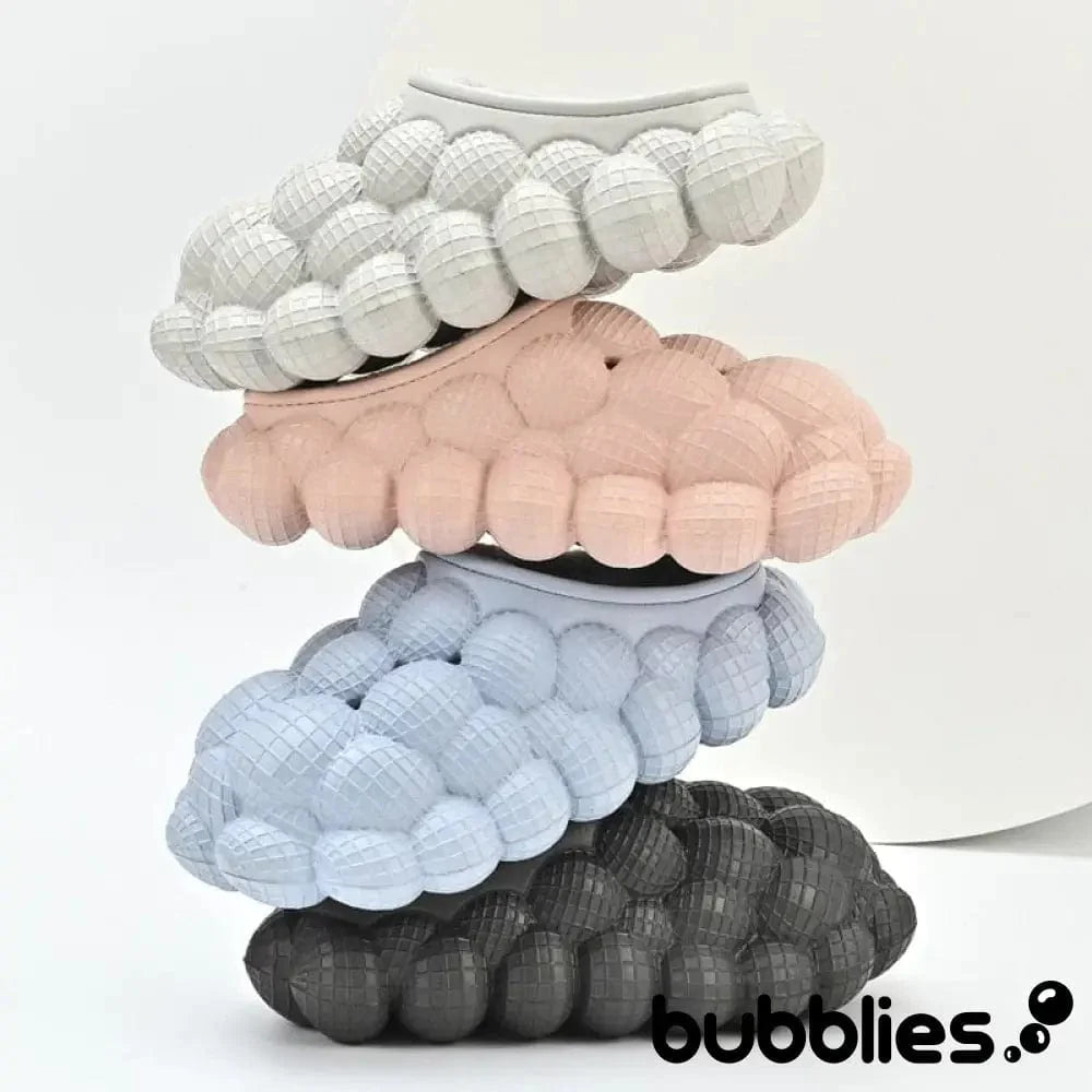 Bubblies™ Bubble Shoes with Fur - Blue 0 Bubblies