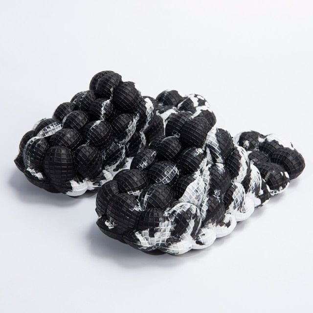 Bubblies™ Bubble Slides - Graphic White / Black / 3 - 4 men / 4.5 - 5.5 women / 35 - 36 EU Bubble Slide Bubblies
