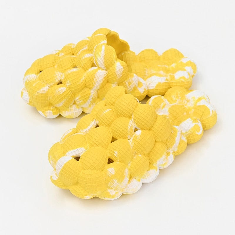 Bubblies™ Bubble Slides - Graphic Yellow / White / 3 - 4 men / 4.5 - 5.5 women / 35 - 36 EU Bubble Slide Bubblies