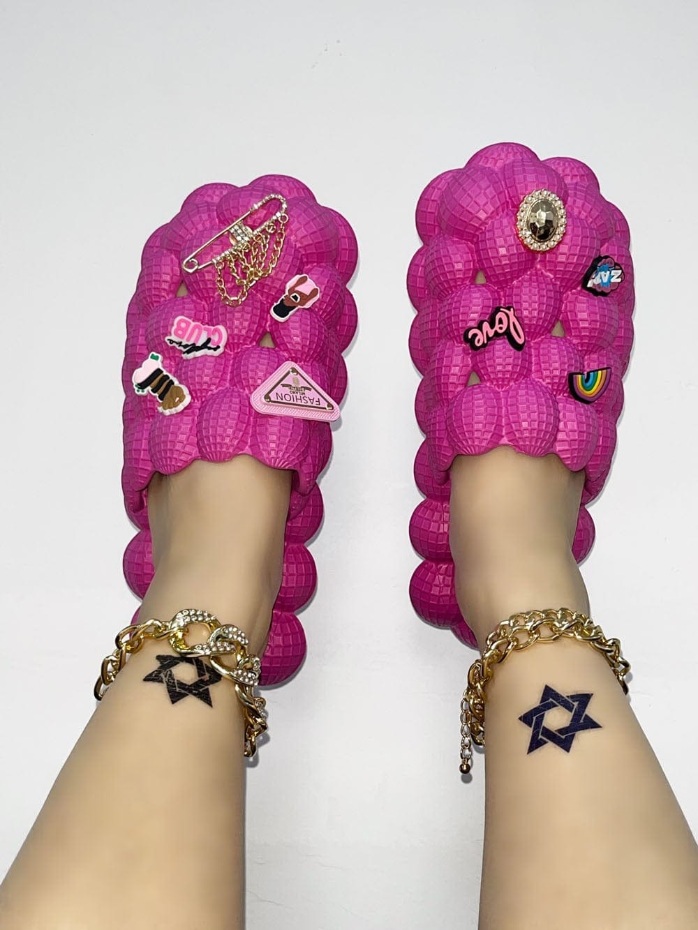 Bubblies™ Pink Bubble Slides with Charms Bubble Slide Bubblies