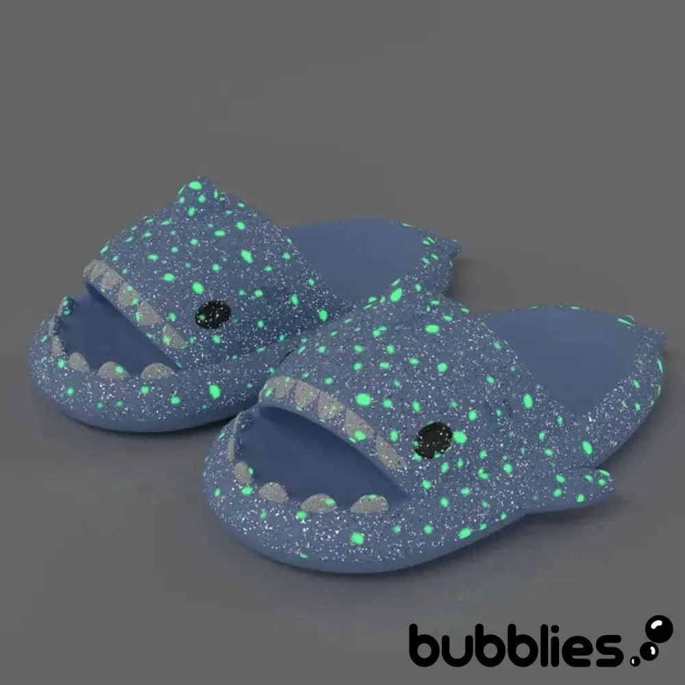 Sharkies™ Shark Slides - Galaxy Teal Blue / 3 - 4 men / 4.5 - 5.5 women / 35 - 36 EU Shark Slides Bubblies