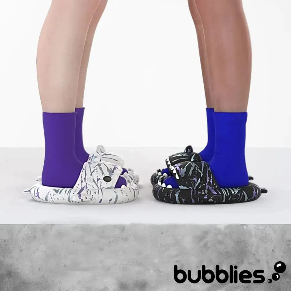 Sharkies™ Shark Slides - Glow Shark Slides Bubblies