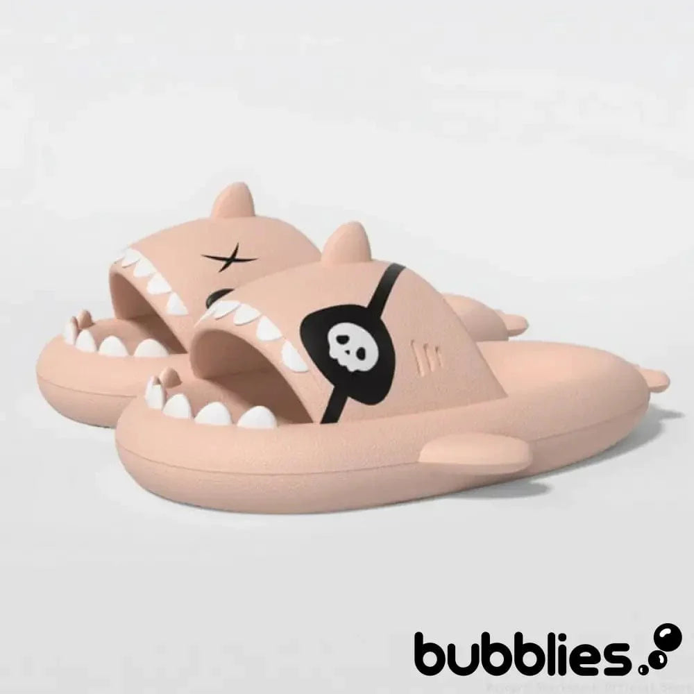 Sharkies™ Shark Slides - Pirate Pink / 3.5-4 MEN 4.5-5.5 WOMEN Shark Slides Bubblies