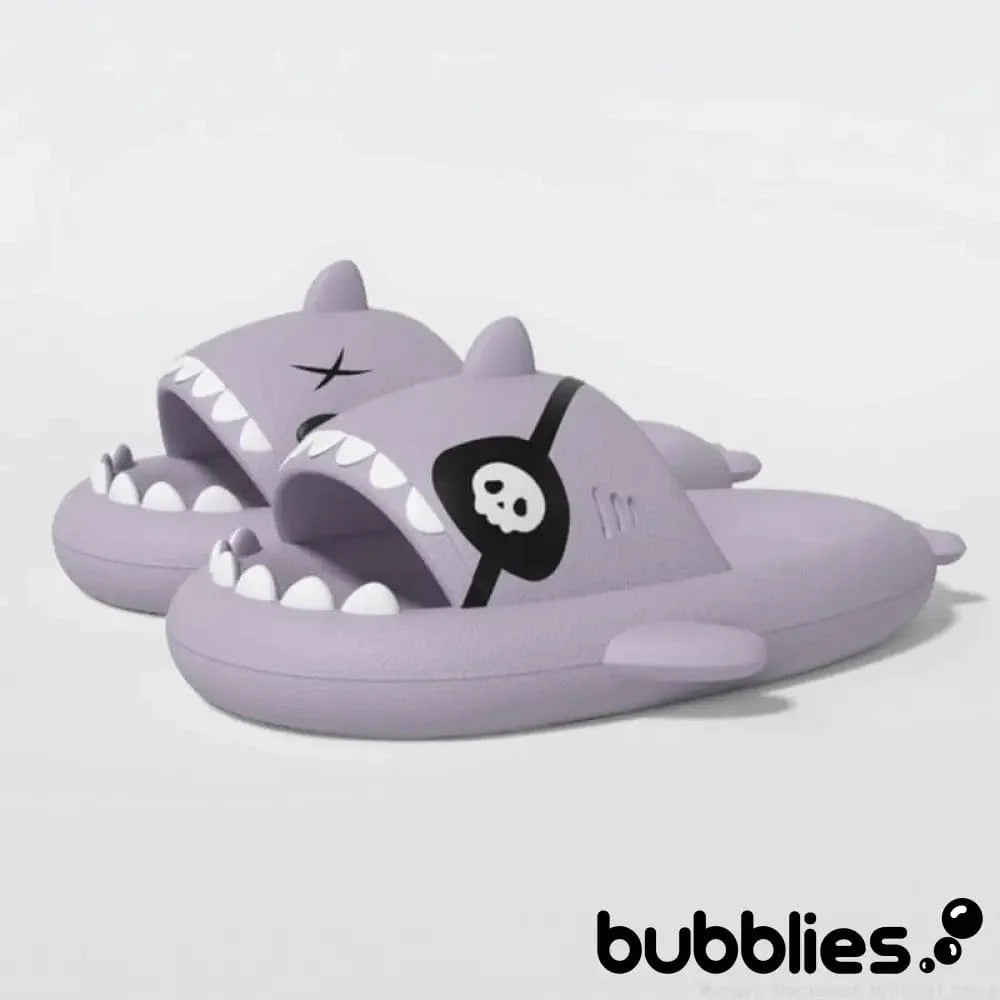 Sharkies™ Shark Slides - Pirate Purple / 3.5-4 MEN 4.5-5.5 WOMEN Shark Slides Bubblies