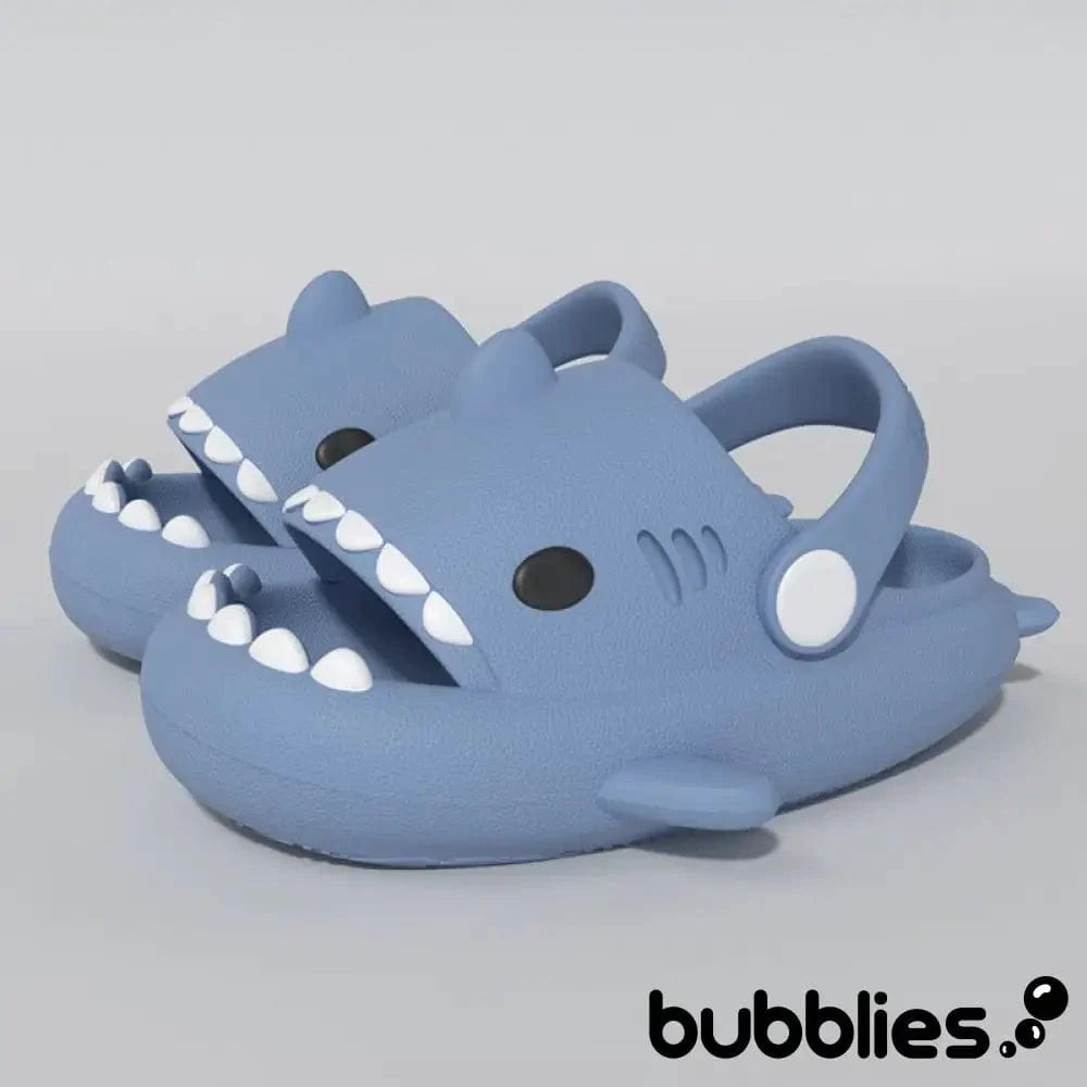 Sharkies™ The Original Shark Slides for Kids Ocean Blue / EU 22 (13 cm): US Toddlers' 5-5.5 (5.1 inches) Shark Slides Bubblies
