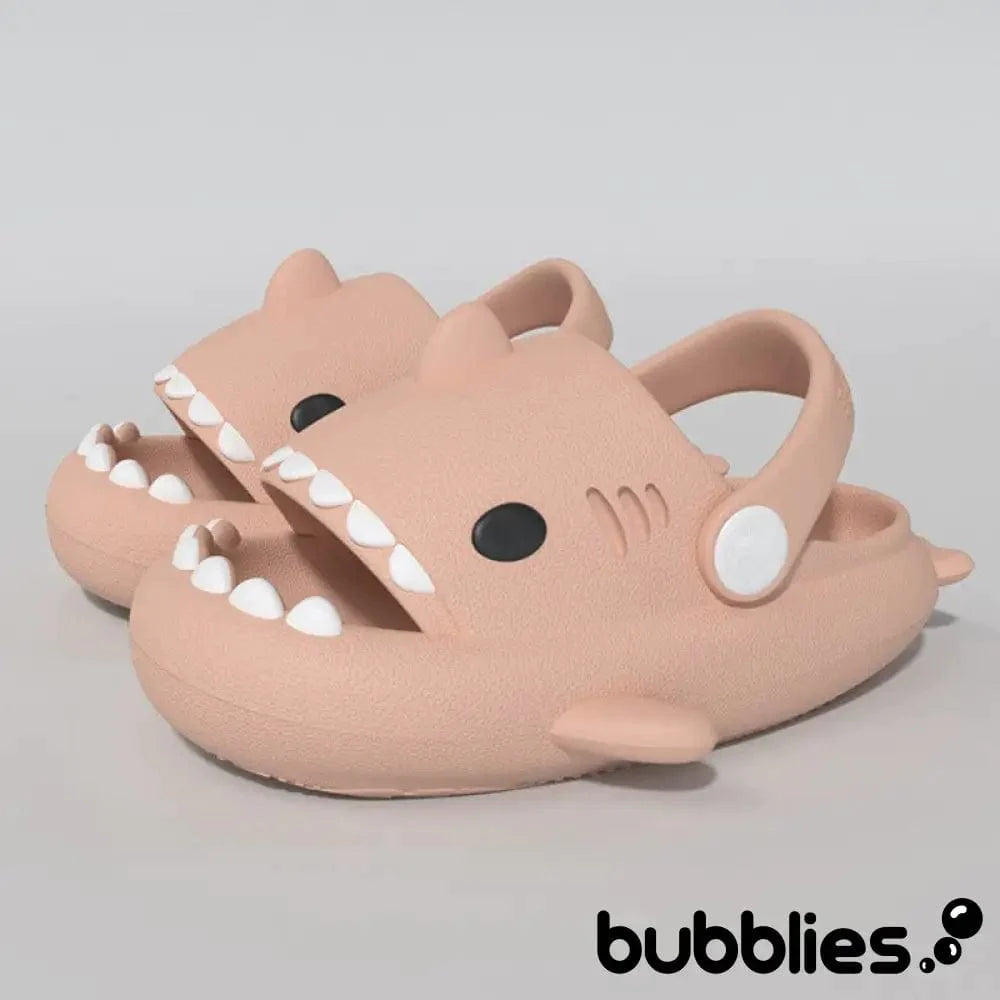 Sharkies™ The Original Shark Slides for Kids Pastel Pink / EU 22 (13 cm): US Toddlers' 5-5.5 (5.1 inches) Shark Slides Bubblies