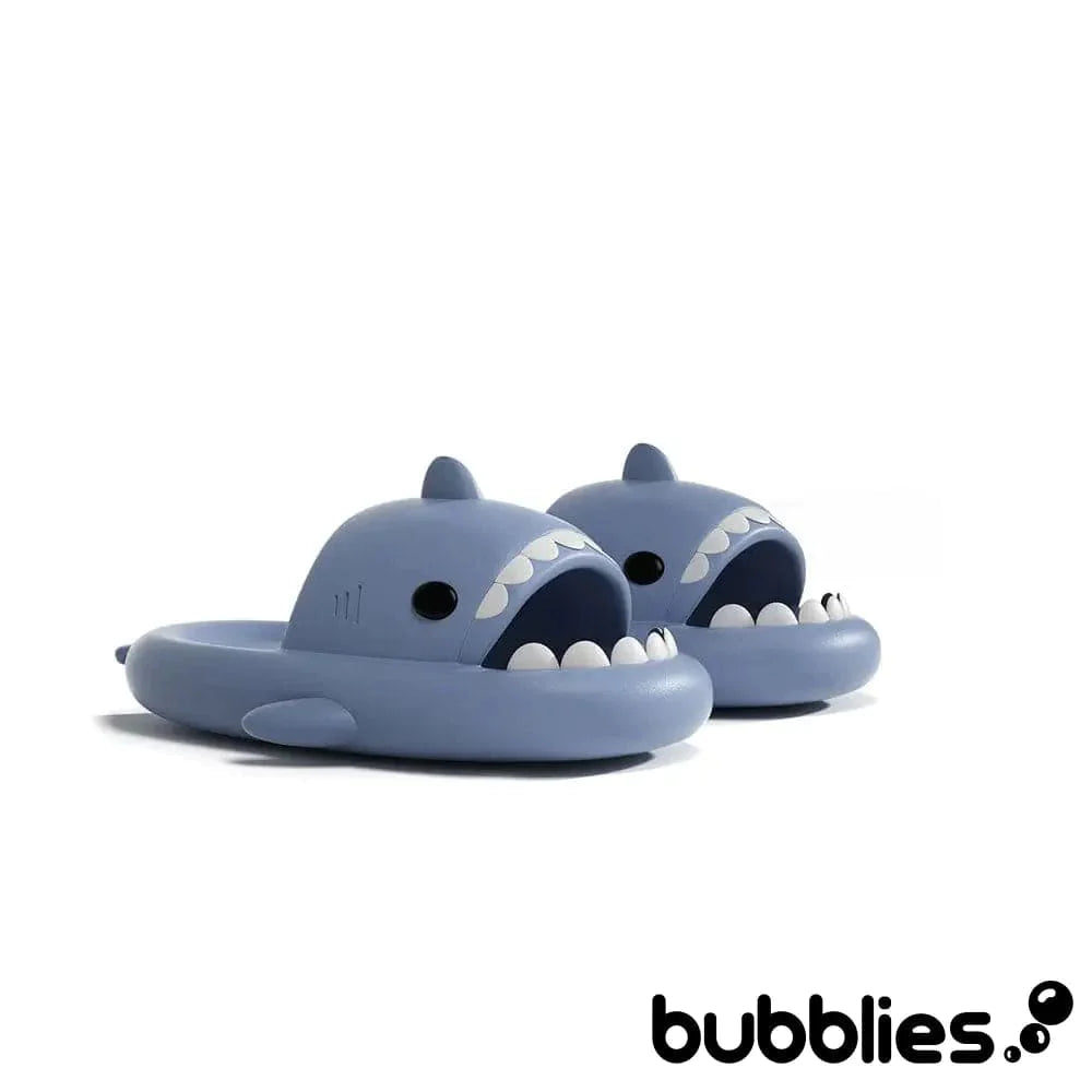 Sharkies™ The Original Shark Slides Blue / EU 36-37 (fits 35-36 feet): US Women's 4.5-6 Shark Slides Bubblies