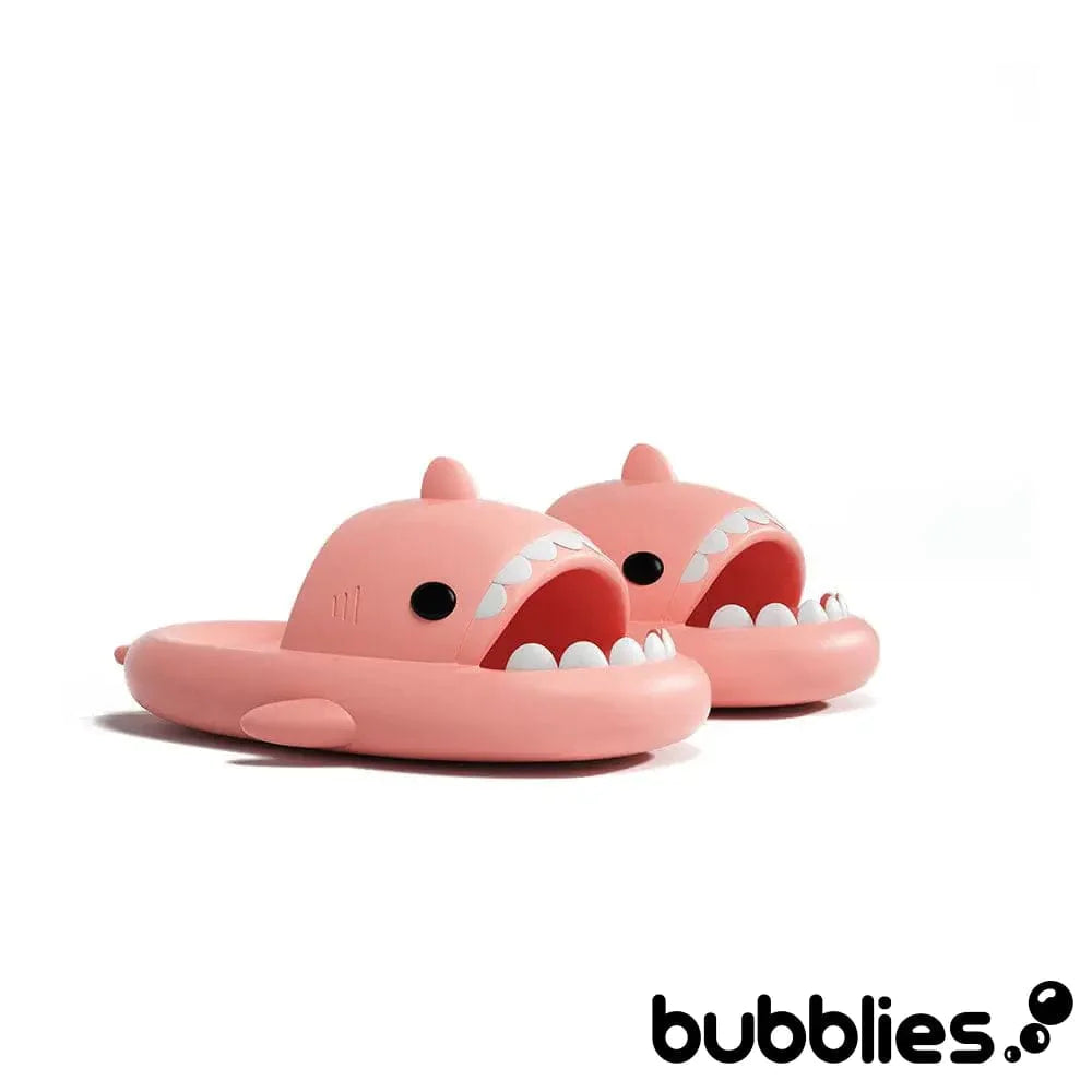 Sharkies™ The Original Shark Slides Pink / EU 36-37 (fits 35-36 feet): US Women's 4.5-6 Shark Slides Bubblies