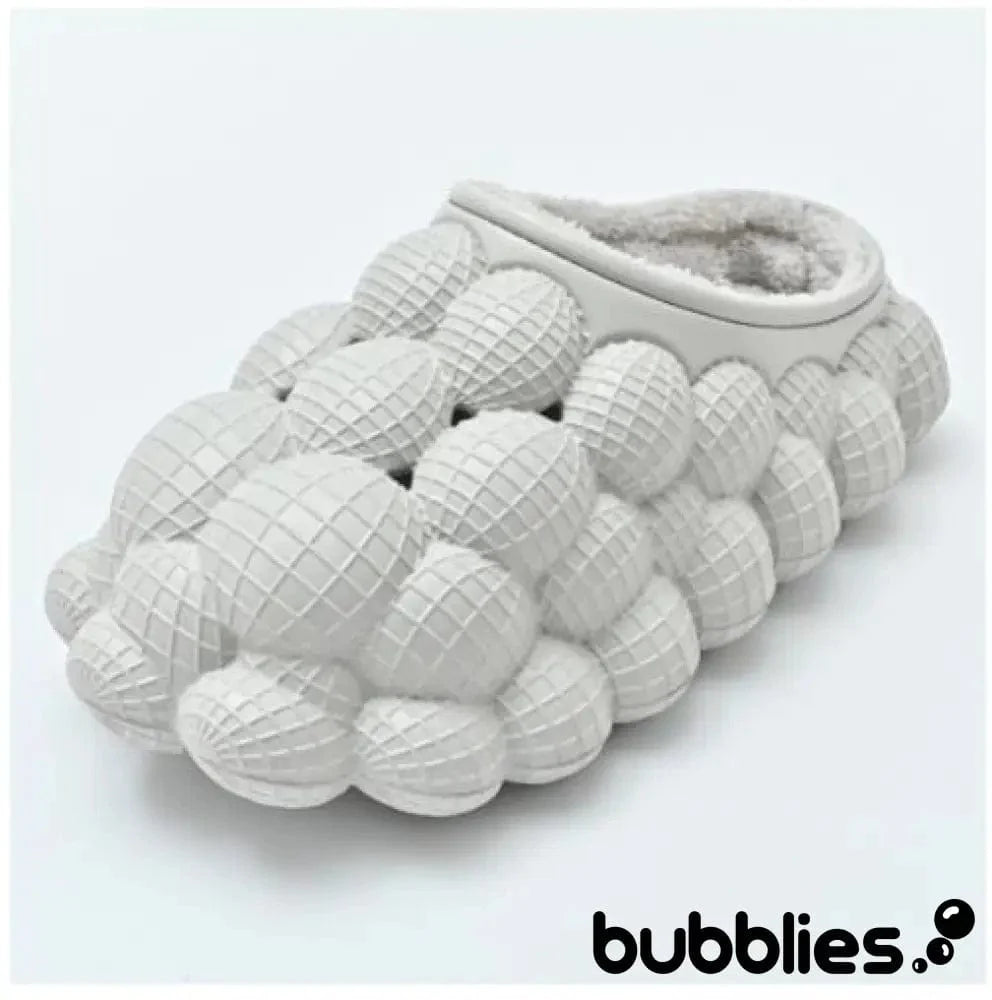 Bubblies™ Bubble Shoes with Fur - Grey 3 - 4 men / 4.5 - 5.5 women / 35 - 36 EU 0 Bubblies