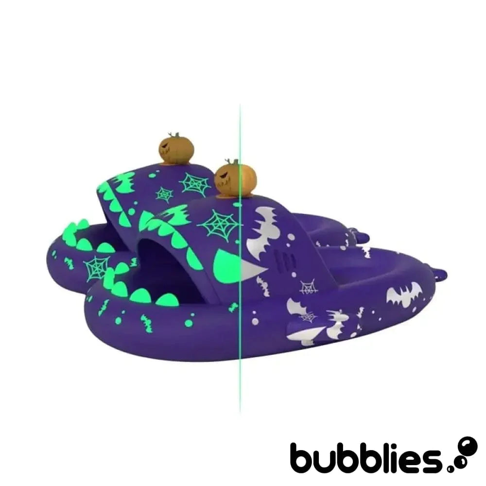 Sharkies™ Halloween Shark Slides Grape Purple / 36-37 Shark Slides Bubblies