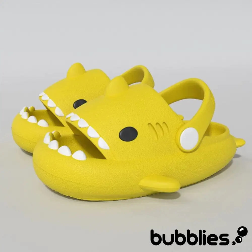 Sharkies™ The Original Shark Slides for Kids Yellow / EU 22 (13 cm): US Toddlers' 5-5.5 (5.1 inches) Shark Slides Bubblies